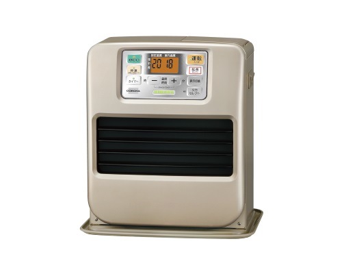 コロナ　石油ファンヒーター　SRシリーズ　木造（戸建）9畳まで・コンクリート（集合）12畳まで　 FH-SR3322Y(N)シャンパンゴールド-RH総合生活オンラインショップ