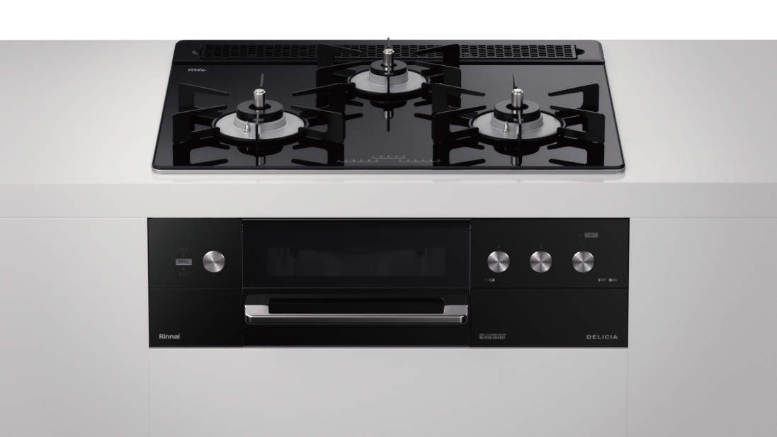 リンナイ　デリシア　プロパン用ガスコンロ リンナイ DELICIA(デリシア) AC100V電源タイプ ビルトインコンロ