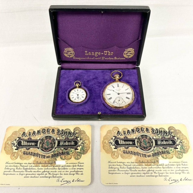 A.LANGE&SOHNEPair Pocket WatchB/DRESDEN
