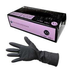 MELB SALON GLOVE BLACK XS 50����