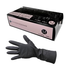 MELB SALON GLOVE BLACK M 50����