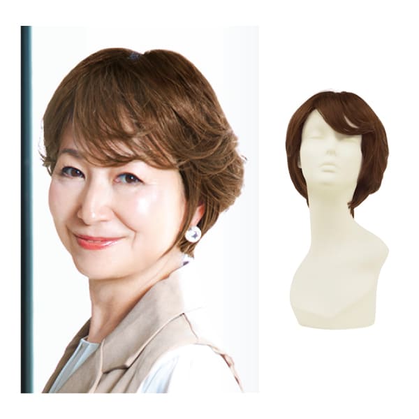 プリシラ 帽子ウィッグ Relax リズムカールショート BO-07