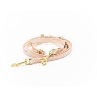 LONG LEATHER MULTI LEAD - Natural
