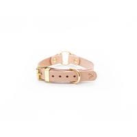 O LEATHER COLLAR - Natural