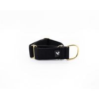COTTON MARTINGALE COLLAR - Black