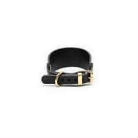 HOUND LEATHER COLLAR - Black