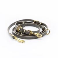 LONG LEATHER MULTI LEAD - Clay