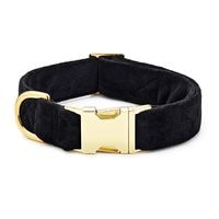 Velvet Dog Collar - Black
