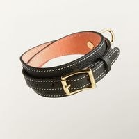�ڼ��������TWINKA O��� | Double Loop Collar Narrow - Black