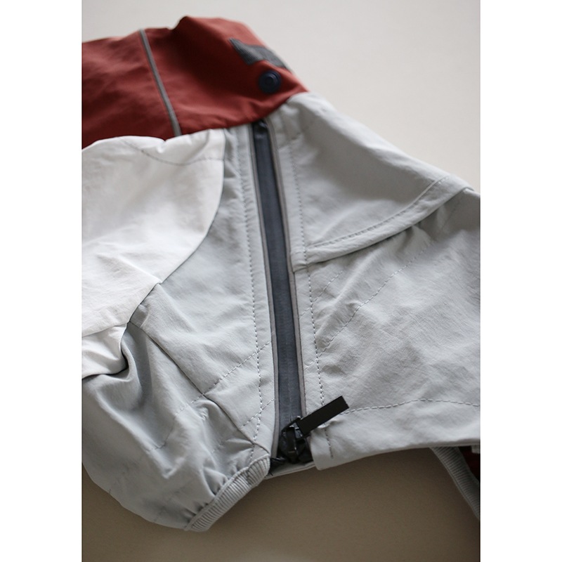 �ں����١۶����ɿ�쥤�󥳡��ȡ�������ɥ֥졼���� - Brick Blue<br>GASU Vautrer / [Brick Blue] Strong Waterproof Detachable 4-Leg Raincoat / Windbreaker Jacket