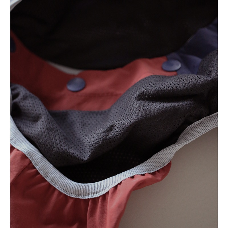 �ں����١۶����ɿ�쥤�󥳡��ȡ�������ɥ֥졼���� - Brick Blue<br>GASU Vautrer / [Brick Blue] Strong Waterproof Detachable 4-Leg Raincoat / Windbreaker Jacket