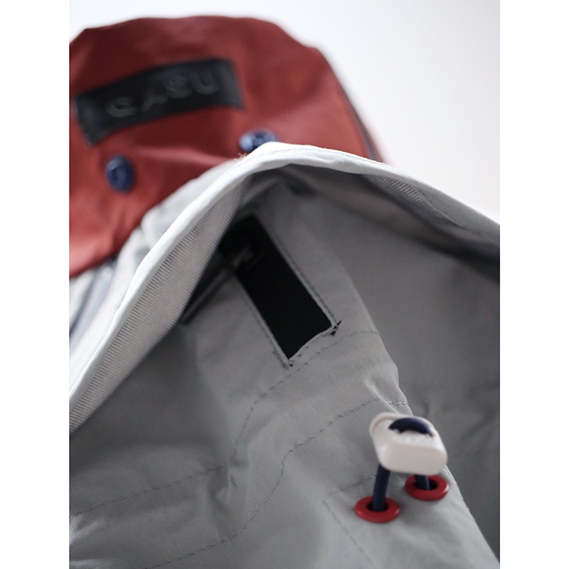 �ں����١۶����ɿ�쥤�󥳡��ȡ�������ɥ֥졼���� - Brick Blue<br>GASU Vautrer / [Brick Blue] Strong Waterproof Detachable 4-Leg Raincoat / Windbreaker Jacket