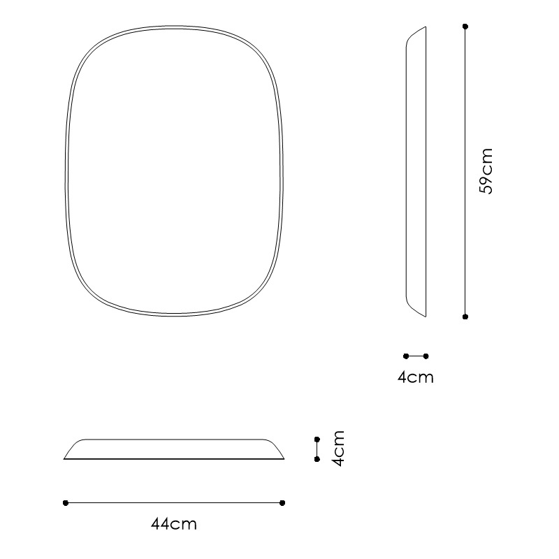 FRAMED MIRROR / Small