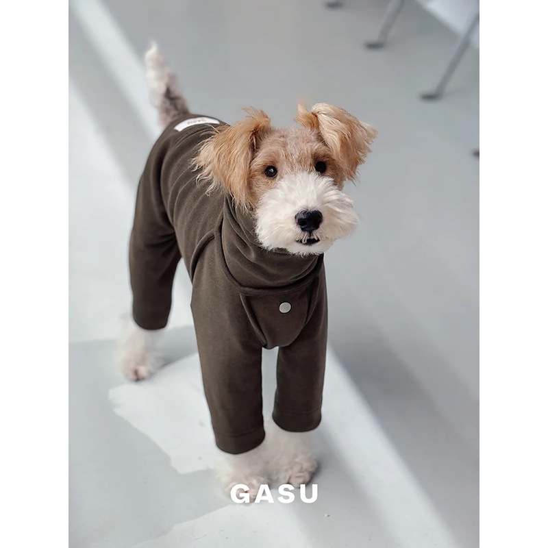���ݡ��ƥ��ե꡼�������ץ����� - Mocha Melange<br>Durable Anti-Static Sporty Fleece Jumpsuit