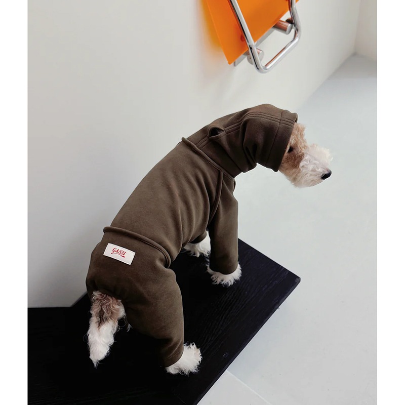 ���ݡ��ƥ��ե꡼�������ץ����� - Mocha Melange<br>Durable Anti-Static Sporty Fleece Jumpsuit