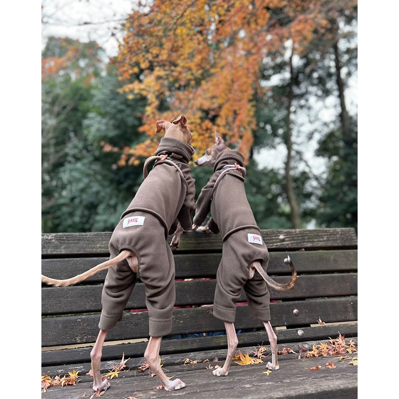 ���ݡ��ƥ��ե꡼�������ץ����� - Mocha Melange<br>Durable Anti-Static Sporty Fleece Jumpsuit