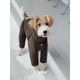 ���ݡ��ƥ��ե꡼�������ץ����� - Mocha Melange<br>Durable Anti-Static Sporty Fleece Jumpsuit