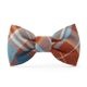 Flannel Dog Bow Tie - Maple Plaid