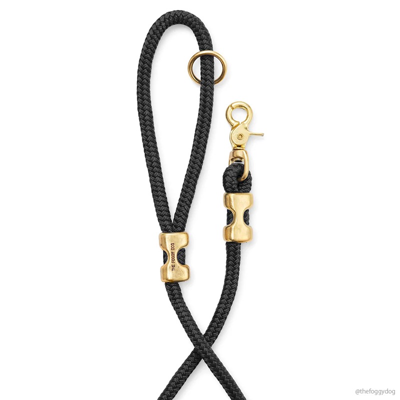 Marine Rope Dog Leash - Black