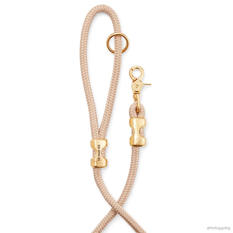 Marine Rope Dog Leash - Beige