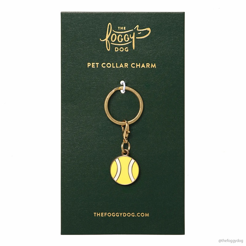 Collar Charm - Tennis Ball