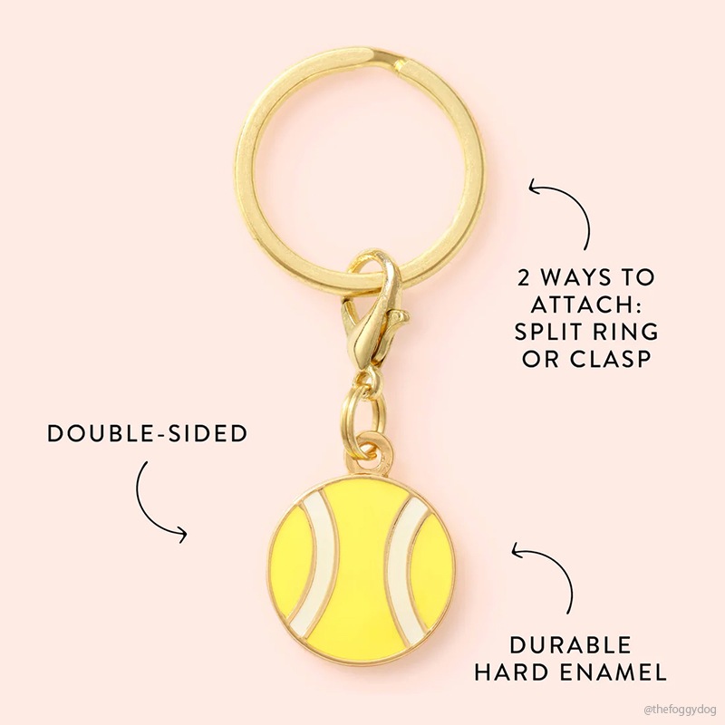 Collar Charm - Tennis Ball
