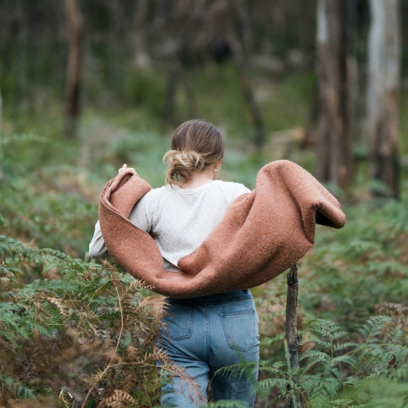 Ochre Blanket - Whipstitch