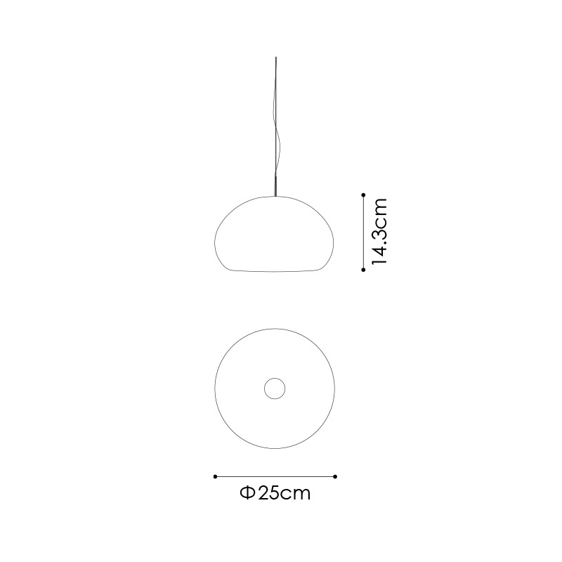 FLUID PENDANT LAMP / SMALL