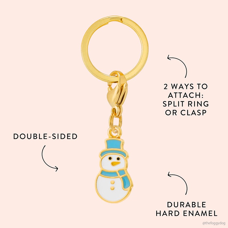 Collar Charm - Snowman