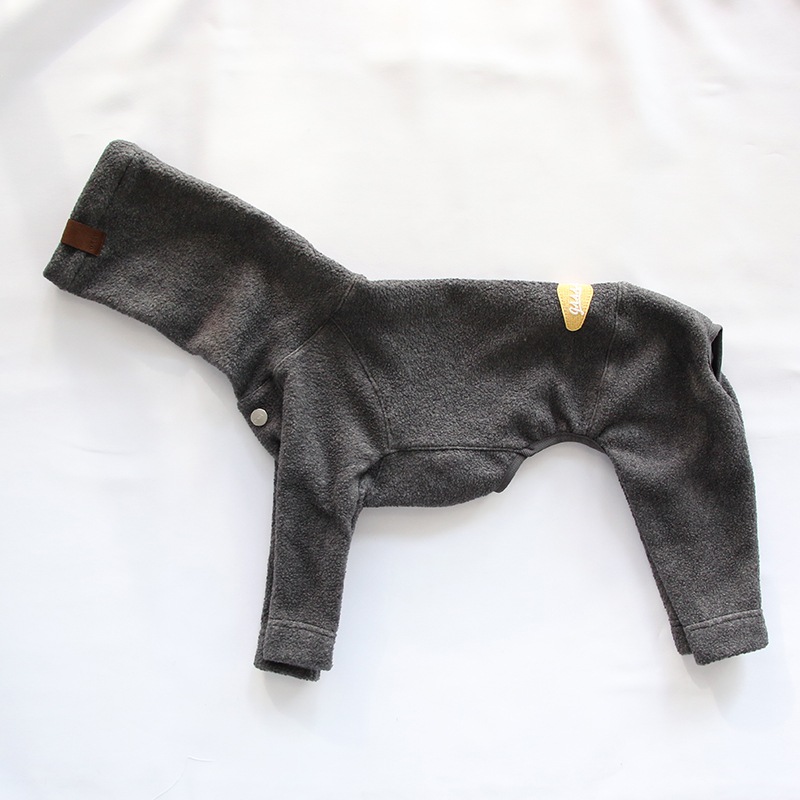 ���ȥ�å��ե��å� �ե꡼������ѡ��� - Charcoal<br>Mix & Match Freely! Slim Anti-Static Stretch Fleece 4-Leg Jumpsuit