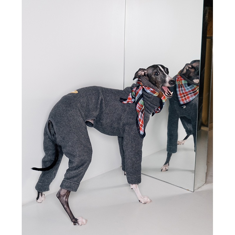 ���ȥ�å��ե��å� �ե꡼������ѡ��� - Charcoal<br>Mix & Match Freely! Slim Anti-Static Stretch Fleece 4-Leg Jumpsuit