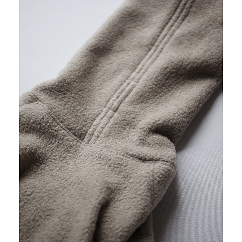 ���ȥ�å��ե��å� �ե꡼������ѡ��� - Greige<br>Mix & Match Freely! Slim Anti-Static Stretch Fleece 4-Leg Jumpsuit