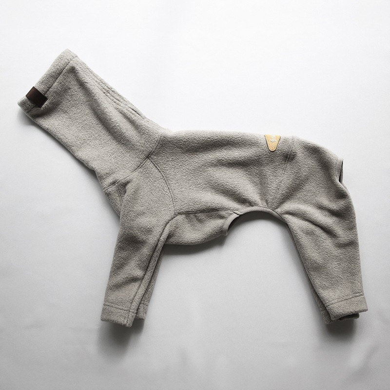 ���ȥ�å��ե��å� �ե꡼������ѡ��� - Greige<br>Mix & Match Freely! Slim Anti-Static Stretch Fleece 4-Leg Jumpsuit