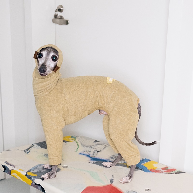 ���ȥ�å��ե��å� �ե꡼������ѡ��� - Honey Mustard<br>Mix & Match Freely! Slim Anti-Static Stretch Fleece 4-Leg Jumpsuit