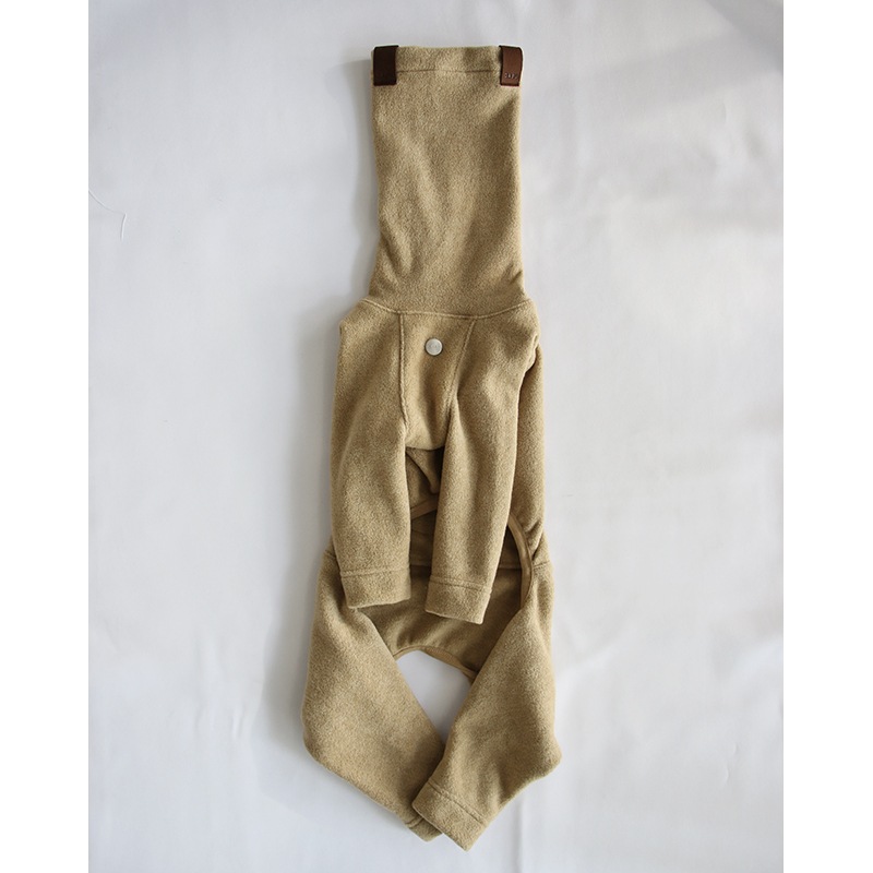 ���ȥ�å��ե��å� �ե꡼������ѡ��� - Honey Mustard<br>Mix & Match Freely! Slim Anti-Static Stretch Fleece 4-Leg Jumpsuit