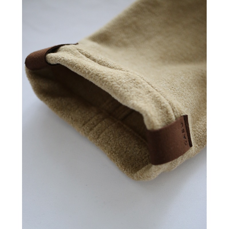 ���ȥ�å��ե��å� �ե꡼������ѡ��� - Honey Mustard<br>Mix & Match Freely! Slim Anti-Static Stretch Fleece 4-Leg Jumpsuit