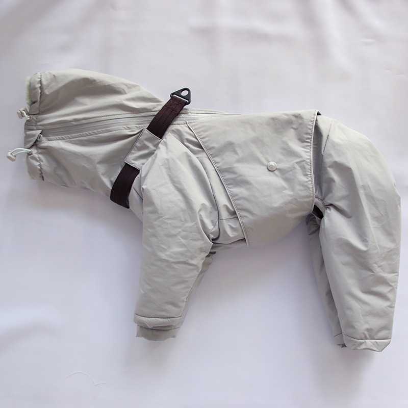 ���ͥ��󥵥졼�ȏ�� �ɿ�ܥ�塼�ॹ�Ρ�������<br>3M Thinsulate��� Antistatic Down-Feel Ultra-Waterproof Extra-Thick 4-Legged Padded Snowsuit