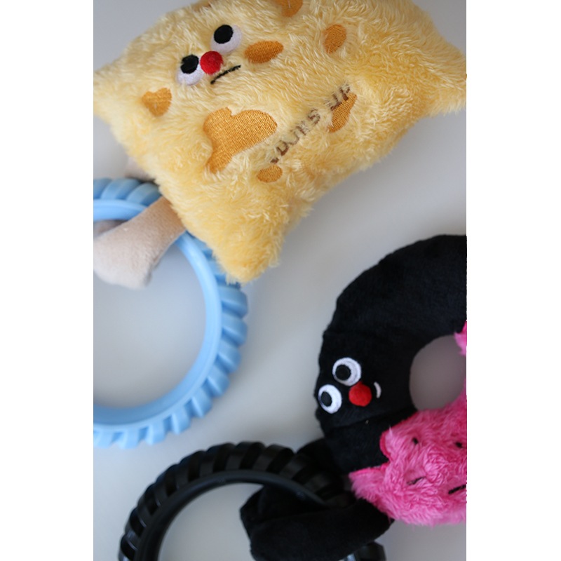 ī�����꡼���ɥå��ȥ� �ɡ��ʥå�<br>Breakfast Series Dog Toy Doughnut