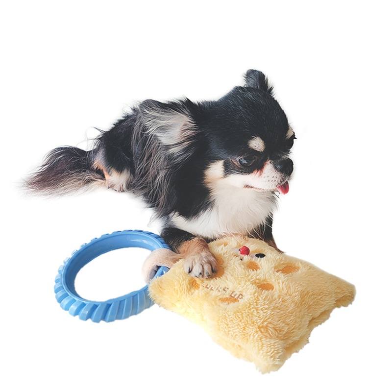 ī�����꡼���ɥå��ȥ� �ɡ��ʥå�<br>Breakfast Series Dog Toy Doughnut