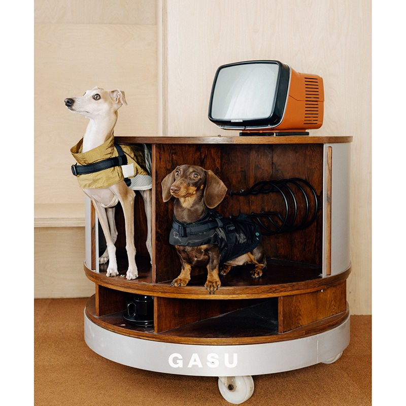 ���ݡ��ƥ��٥��ȡʥϡ��ͥ���°��- Brass*Grey <br> GASU Vari���t��� ��Sporty Vest With  Harness