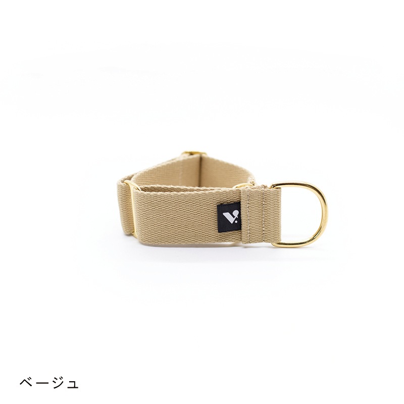 COTTON MARTINGALE COLLAR - Beige