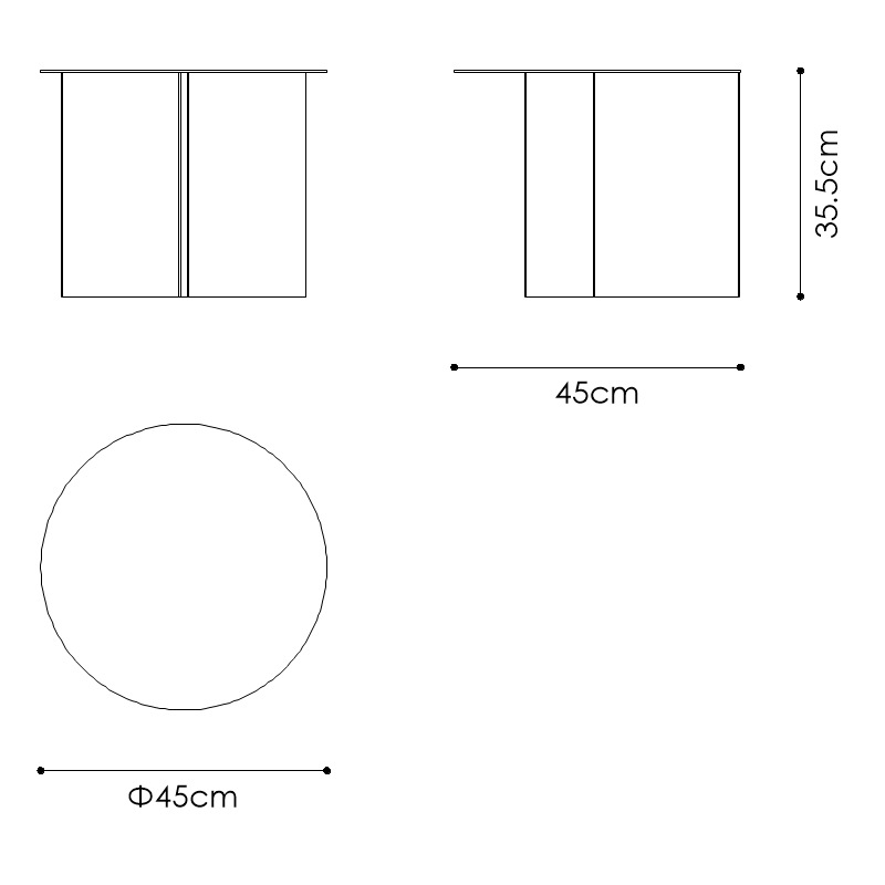 Slit Table-Round