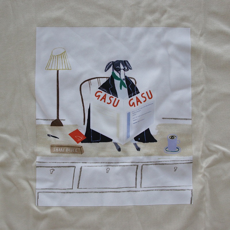 ��for Human��GASU�����ȥ��쥯�����ԥ����<br>GASU Artist Illustration Collection Tee