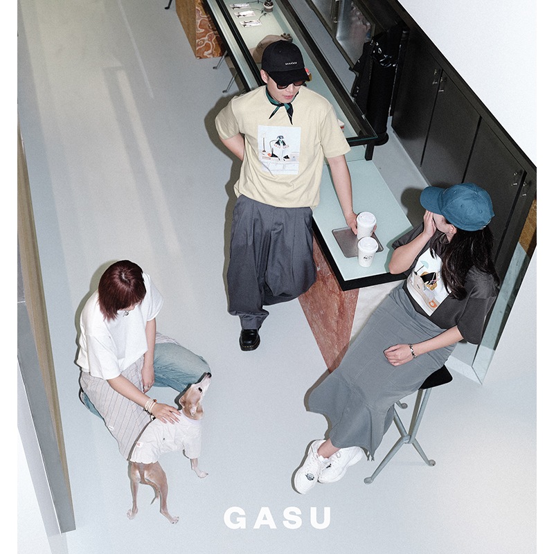 ��for Human��GASU�����ȥ��쥯�����ԥ����<br>GASU Artist Illustration Collection Tee