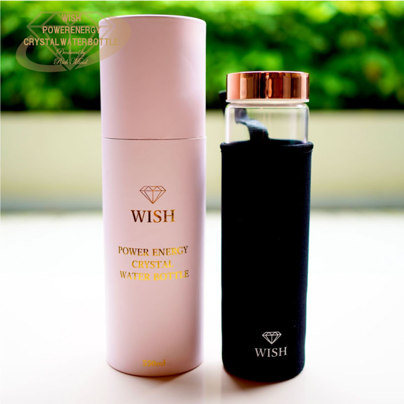 WISH POWER ENERGY CRYSTAL WATER BOTTLE��Ƕ�LOVE����