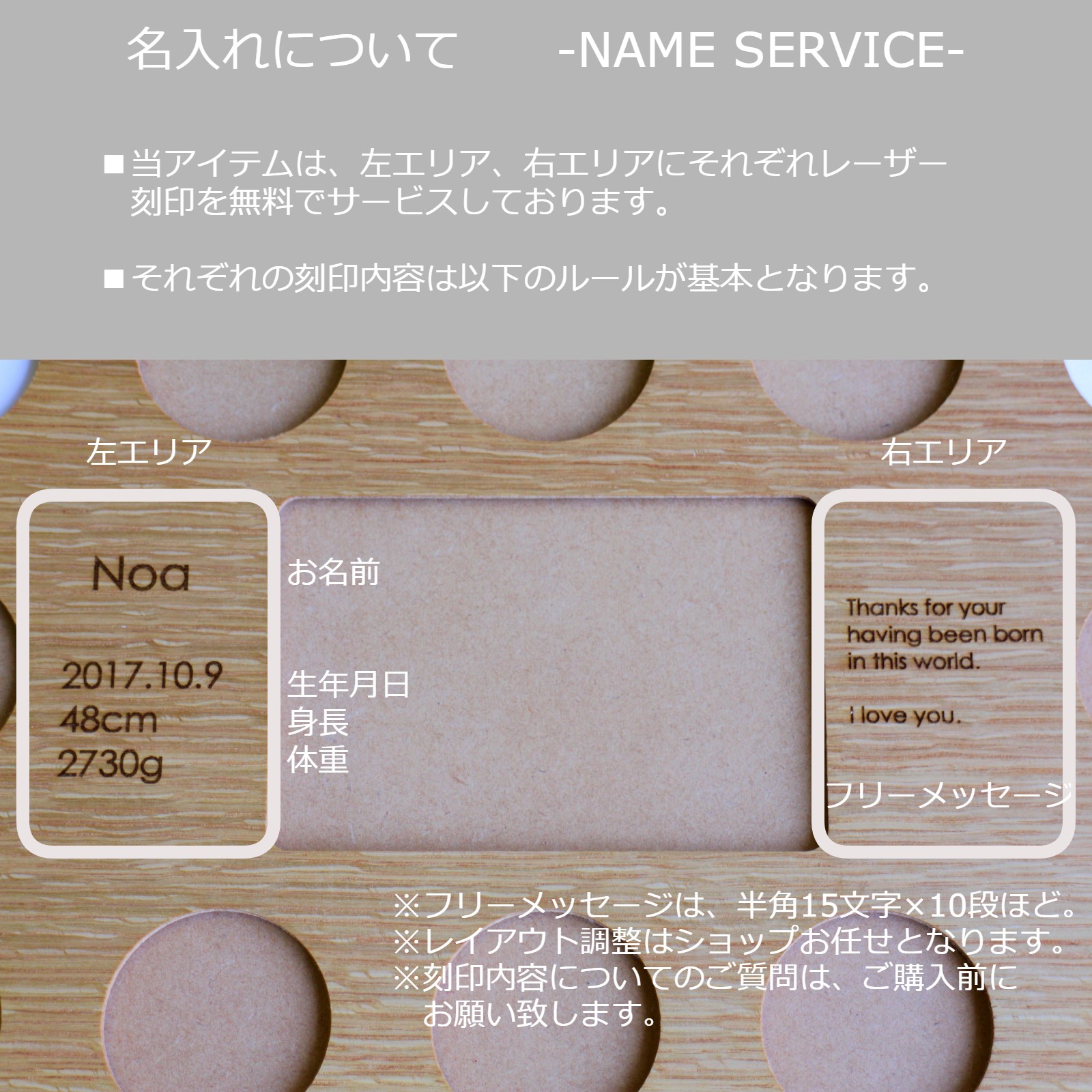 『メモリアルフォトフレーム』　ー12枚の写真で綴る、はじめての一年ー