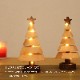 『木製卓上クリスマスツリー　8角形／丸』