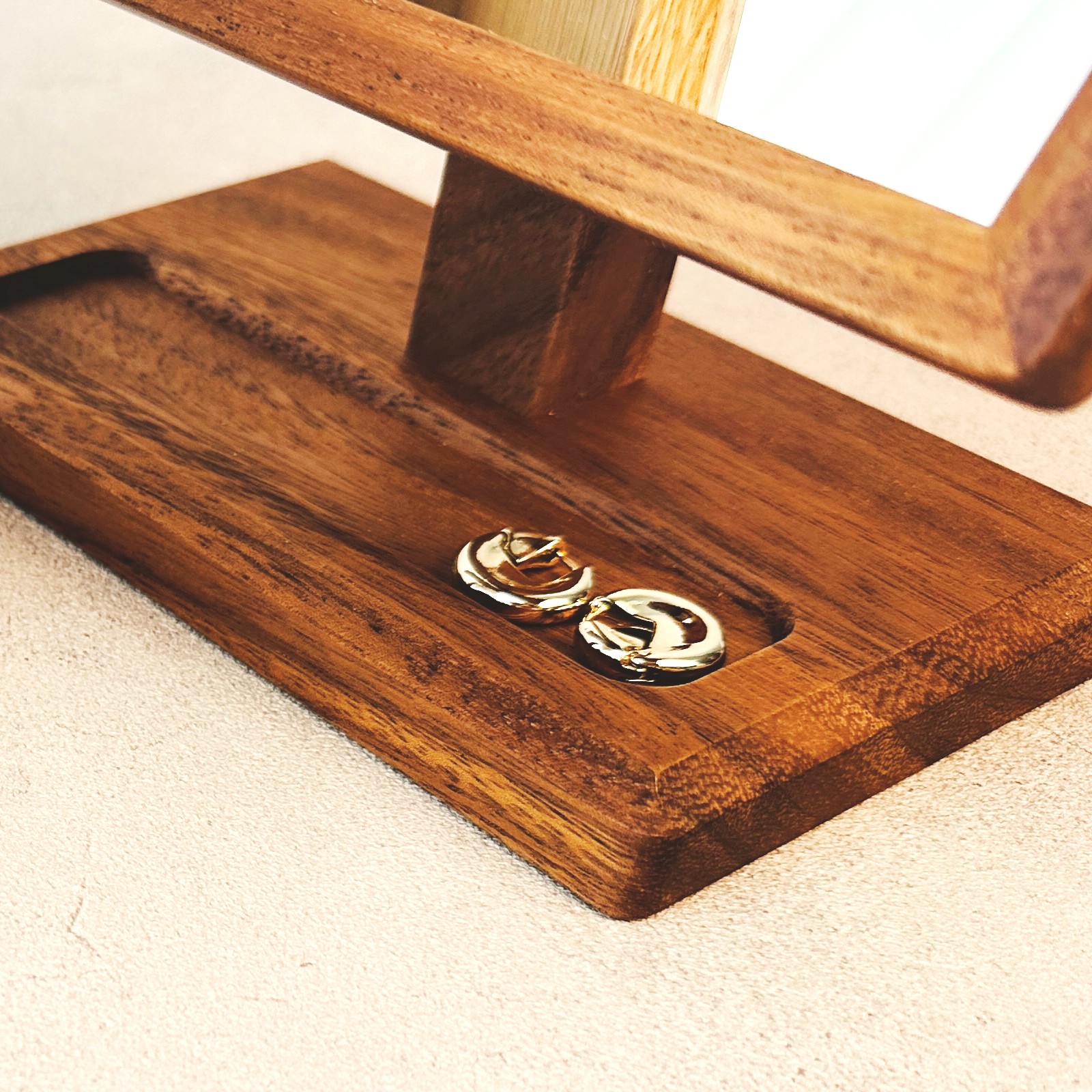 『卓上スタンドミラー』