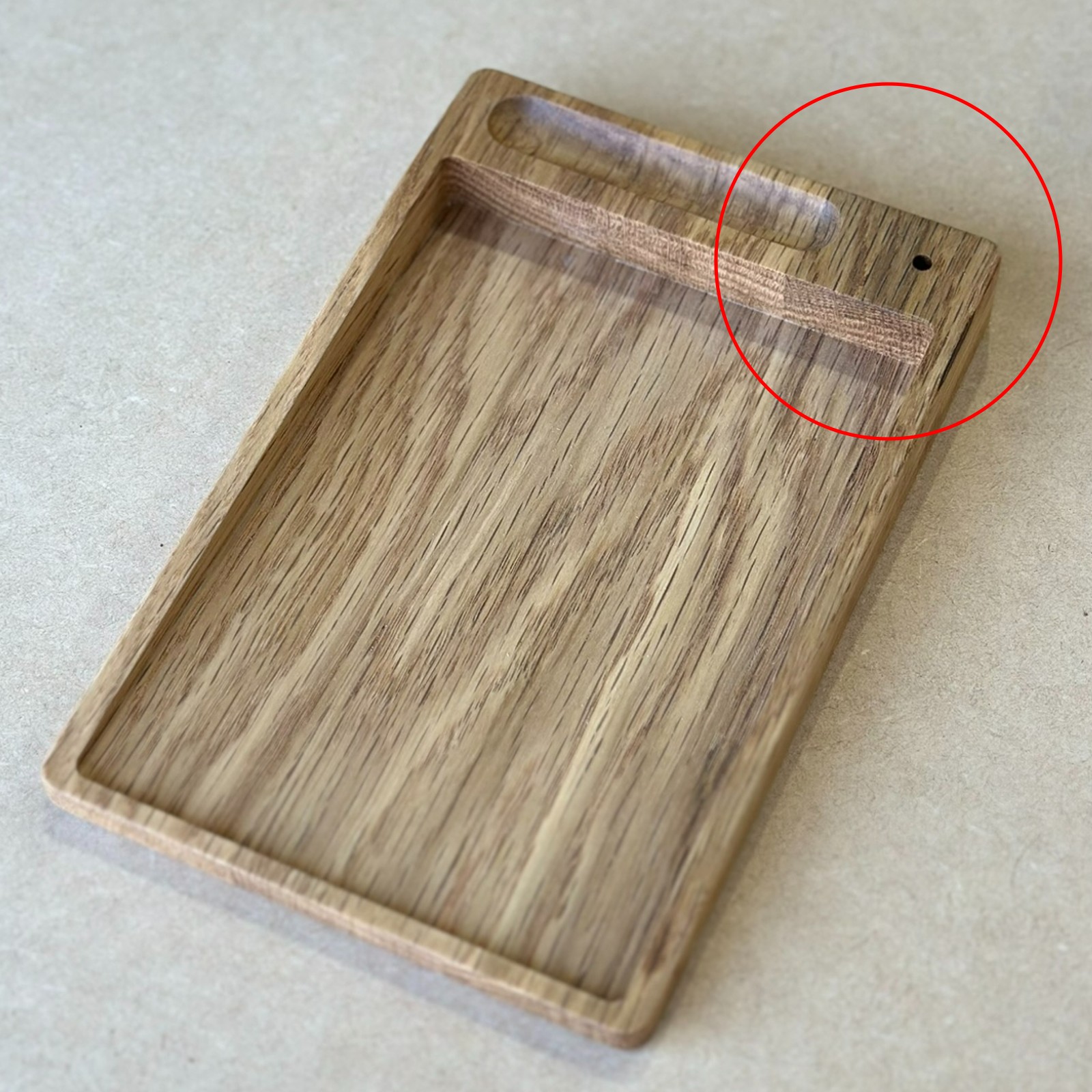 Outlet  Memo Tray　“硯（Suzuri）”  Oak-07