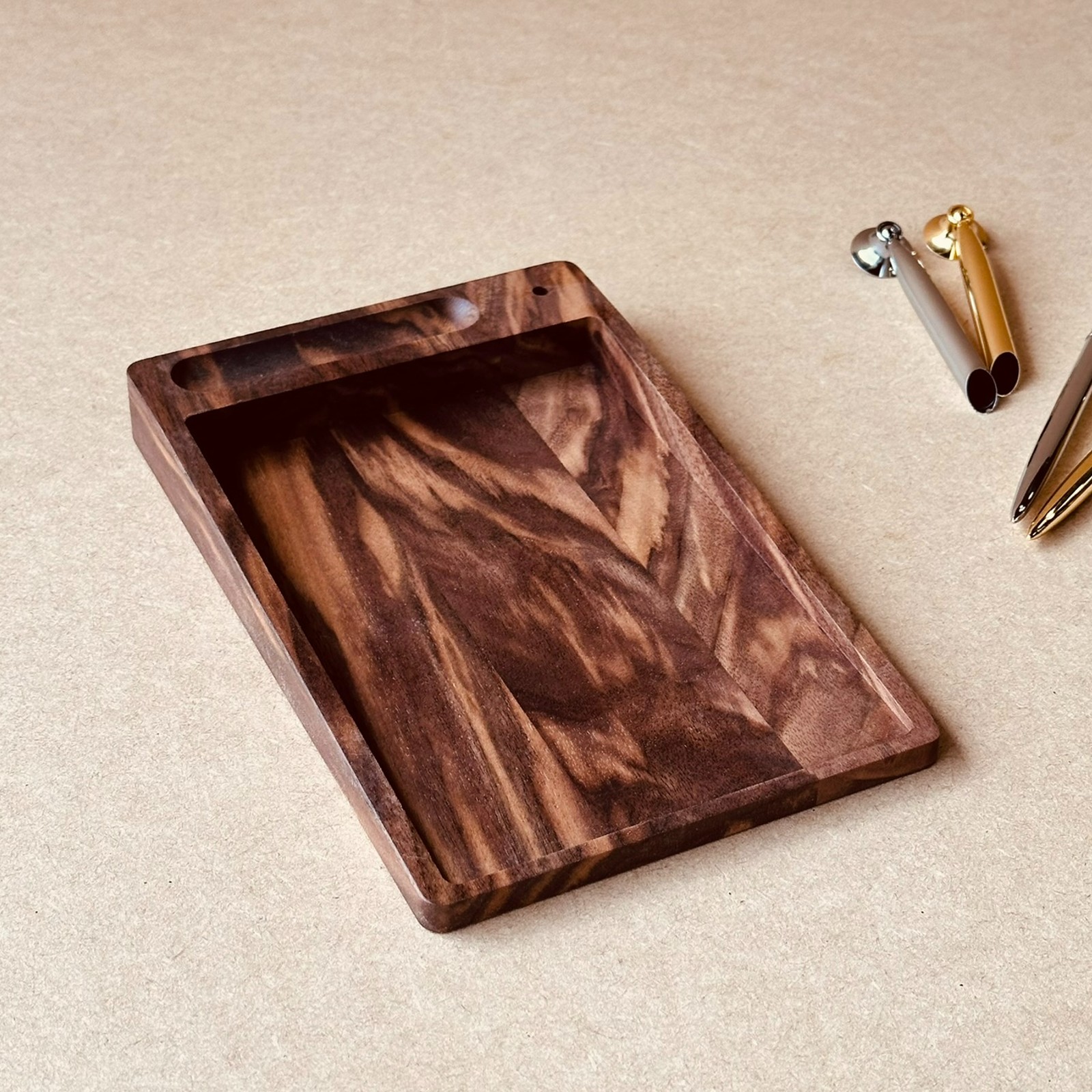 Outlet  Memo Tray　“硯（Suzuri）”  Walnut-02